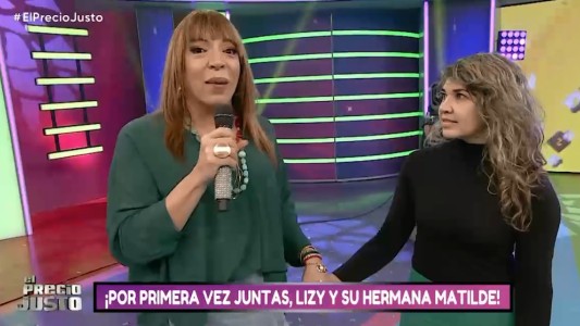 El emotivo encuentro en vivo de Lizy Tagliani y su hermana