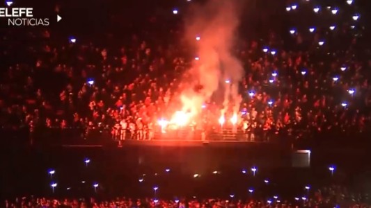 Newell's tuvo su tradicional banderazo en la previa del clásico rosarino