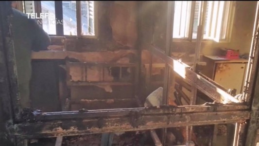 Fuego en un pabellón del hospital psiquiátrico Agudo Avila