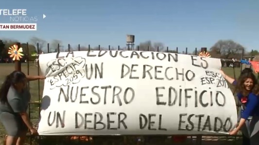 La Escuela Especial de Capitán Bermúdez reclama por un edificio propio