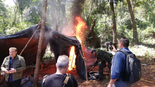 Quemaron en Paraguay 350 toneladas de marihuana que estaban destinadas al mercado argentino