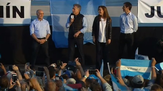 Macri y Vidal participaron de la marcha del 'Sí, se puede' en Junín: "Se puede dar vuelta"