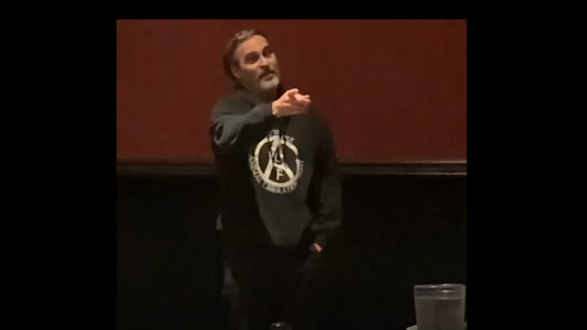 El Guasón en persona recorrió varias salas de cine