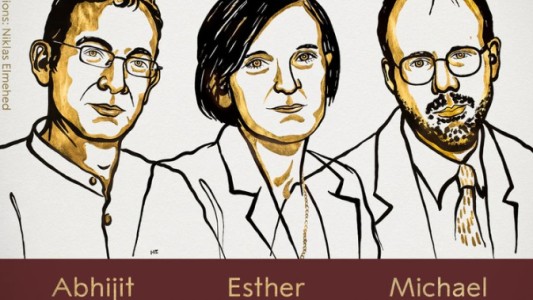 Tres economistas reciben el Nobel por su investigación "para luchar contra la pobreza mundial"