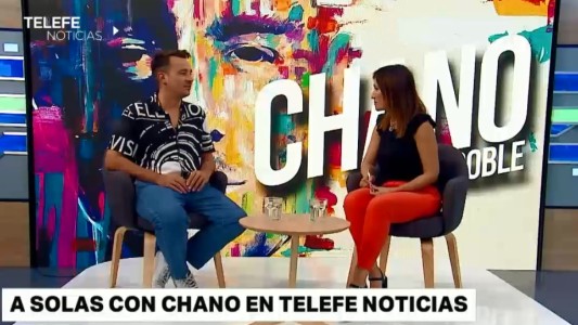 Chano Charpentier mano a mano con Telefe Noticias