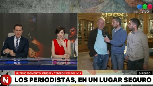 El dramático relato del equipo de Telefe Noticias en Bolivia