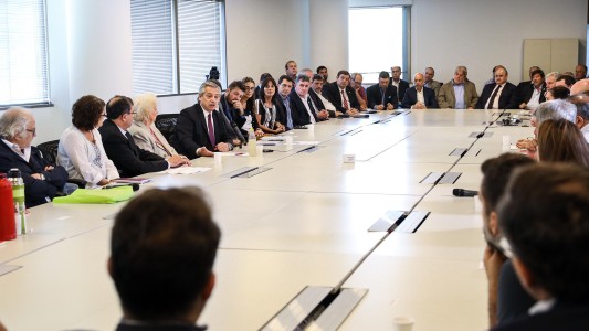 Alberto Fernández se reunió con dirigentes para conformar el Consejo Federal contra el Hambre