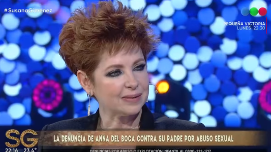 Andrea del Boca habló con Susana sobe el calvario de su hija Anna Chiara con su padre