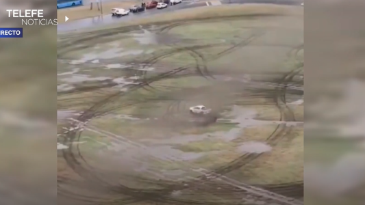 Puerto norte, una pista de rally: buscan al conductor responsable