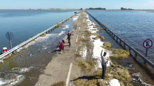 Habilitarán el paso en el tramo de la ruta 7 sobre la laguna La Picasa cerrado desde 2017