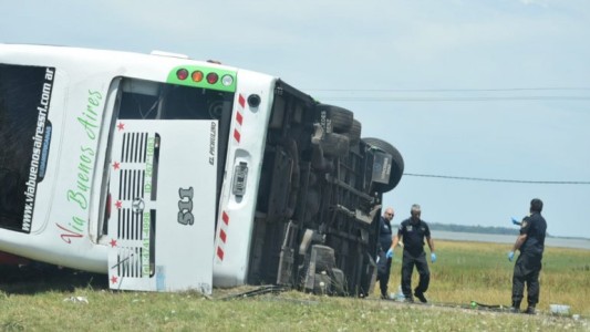 Tragedia en la ruta 2: liberaron al conductor del micro