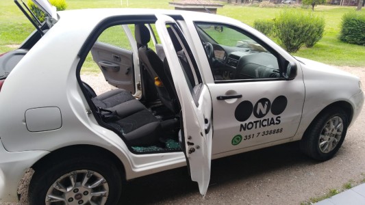 Hacían una nota sobre rugby social en Córdoba y destrozaron el móvil de Telefe Noticias