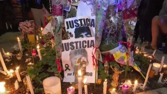 Villa Gesell también clamó justicia por Fernando en el lugar donde acabaron con su vida