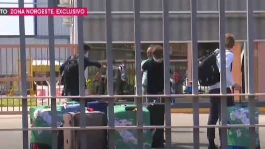 Llegó el primer contingente de la Dante: "Están todos asintomáticos"