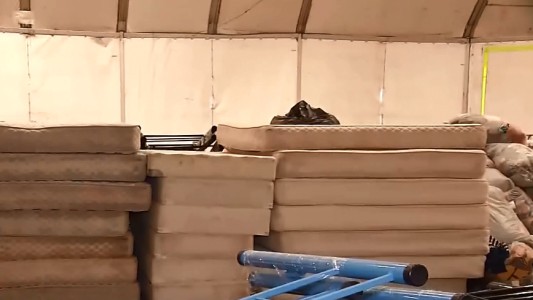 Coronavirus: montaron un depósito de abastecimiento en el predio de la ex Rural