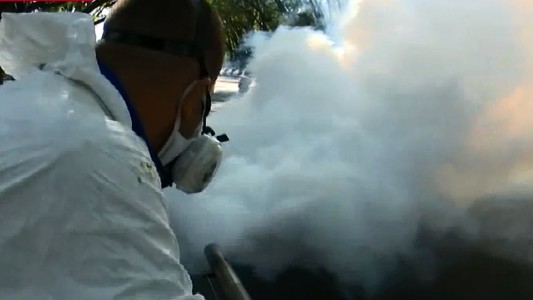 Continúan las fumigaciones en la ciudad para combatir el dengue
