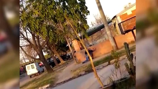 Rafaela: impactante registro de un feroz tiroteo a plena luz del día