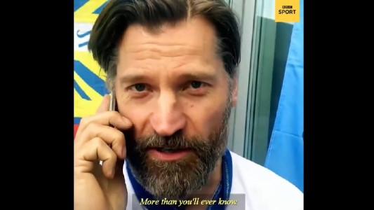 "Marcelo te amamos más de lo que nunca vas a saber", dijo el actor de Game of Thrones a Bielsa