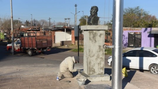 La Muni construye seis bustos de Belgrano para ser instalados en escuelas y edificios públicos