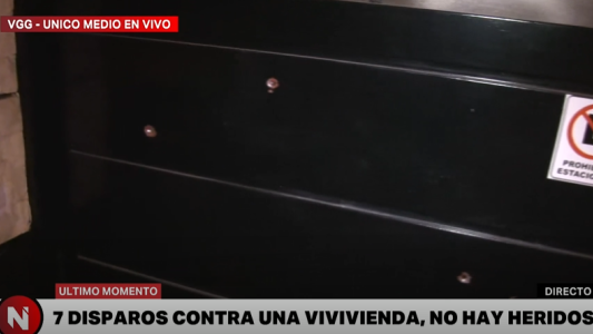 Cuarta balacera contra la misma casa en Villa Gobernador Gálvez