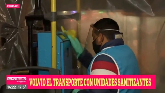 Tras una inédita medida de fuerza, volvieron a circular los colectivos