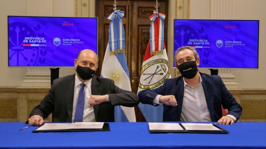 Perotti y Javkin acordaron la ayuda financiera de la provincia al municipio