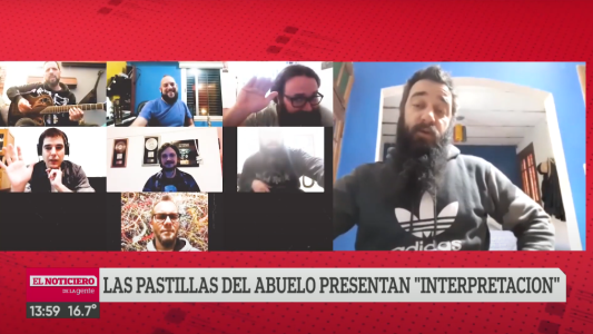 Las Pastillas del Abuelo presenta el videoclip "Interpretación", grabado en cuarentena