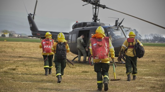 Se sumaron 45 nuevos brigadistas al operativo de combate del fuego en las islas