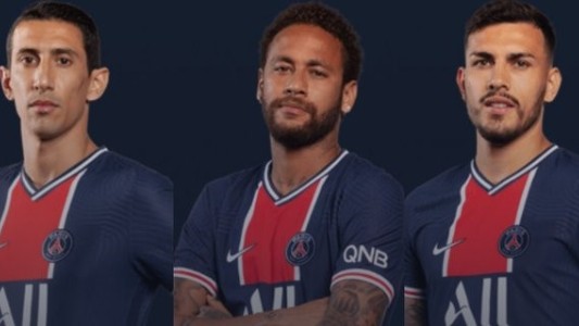 Coronavirus en el PSG: Di María, Paredes y Neymar dieron positivo