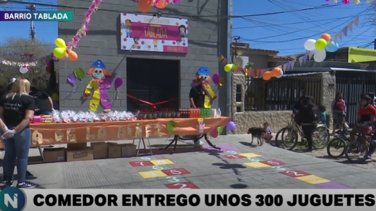 Un comedor de barrio Tablada entregó más de 300 juguetes
