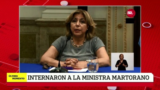 Internaron a la ministra Martorano por complicaciones en su cuadro de Covid-19