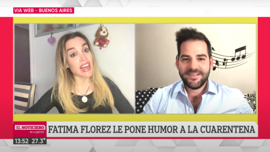 Fátima Florez en cuarentena: "El humor es sanador, saludable y super aconsejable"