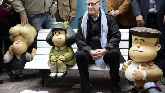 Adiós a un gran artista: murió "Quino", el padre de Mafalda