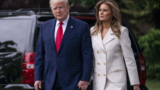 Donald Trump y su esposa Melania, en cuarentena: dieron positivo de coronavirus