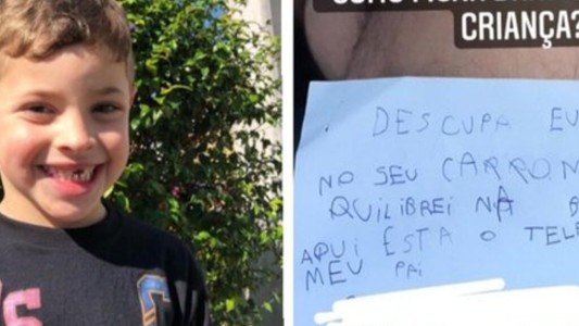 Rayó un auto con su bici y le dejó un mensaje al dueño se volvió viral