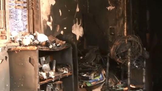 Trágico incendio en zona norte: un hombre murió tratando de salvar a sus nietos