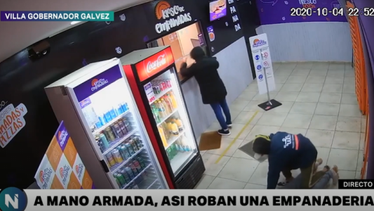 Fugaz y certero robo a una empanadería en el centro de Villa Gobernador Gálvez