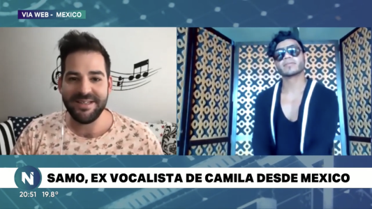 Samo desde México en Telefe Noticias: "Argentina fue uno de los escenarios más grandes que pisamos"