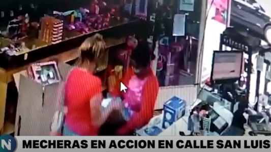 Otra vez mecheras en calle San Luis