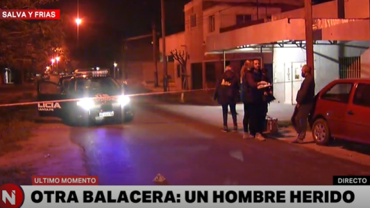 Las balas no dan tregua en zona sur: cuatro tiros y un joven herido