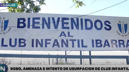 Robo, amenaza e intento de usurpación en un club infantil de Villa Gobernador Gálvez