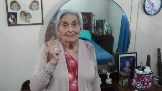 A sus 96 años, Maruca superó el Covid-19 y ahora alienta “a otros viejitos”