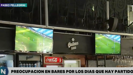 Preocupación en los bares por los días que hay partido