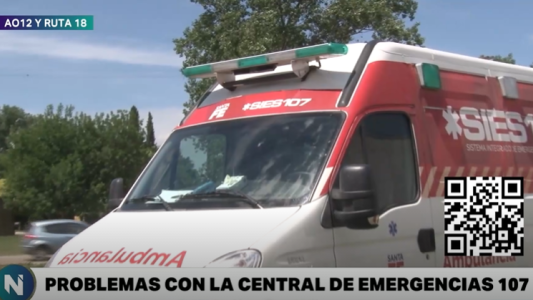 Problemas con la central de emergencias 107 en la zona de Pueblo Esther