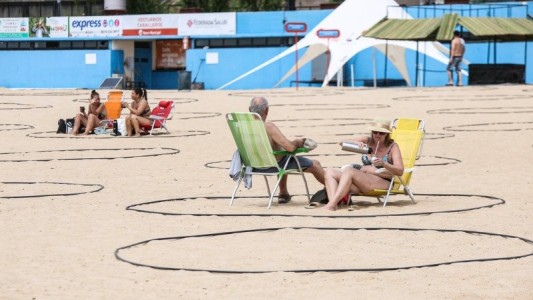 Con protocolos y distanciamiento reabrieron las playas de Rosario