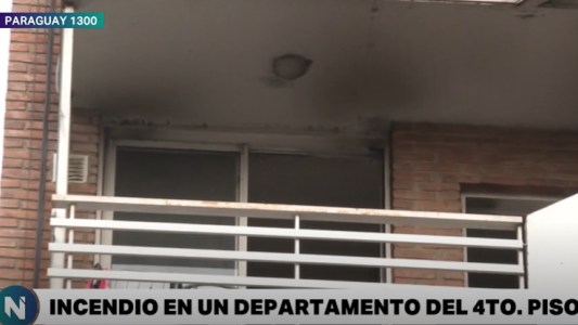 Incendio en un departamento en pleno centro