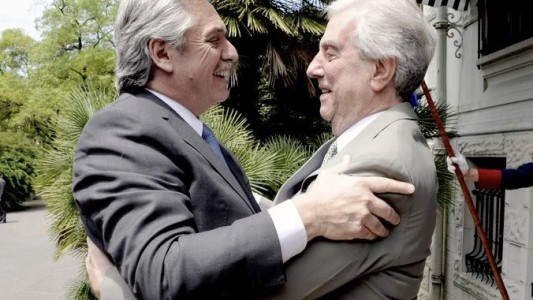 La despedida de Alberto Fernández a Tabaré Vázquez: "Puso una bisagra en Uruguay"