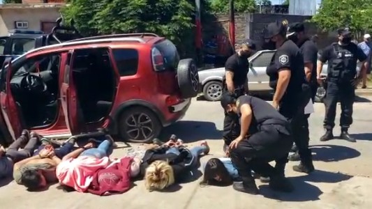 Robo y persecución en Rosario: hay nueve detenidos, cuatro son menores