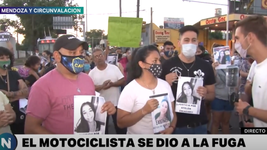 Desgarrador reclamo de Justicia por una joven atropellada