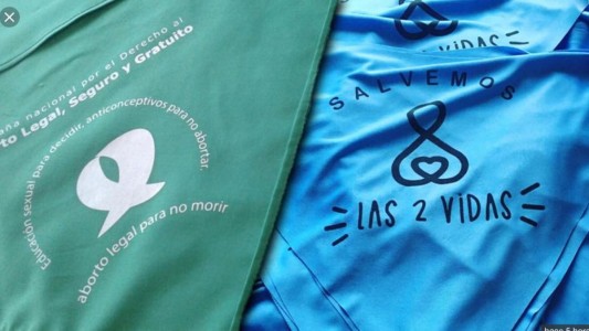 Aborto legal: movilizaciones "verdes" y "celestes" acompañan el debate desde afuera